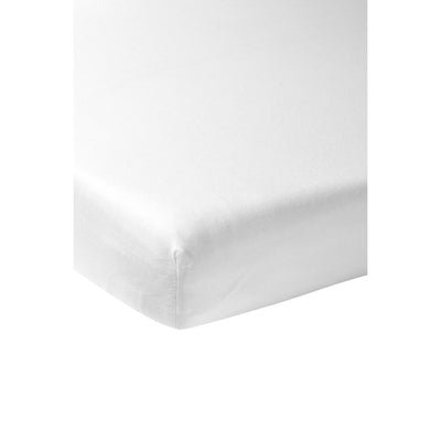 Meyco Percale Cotton Fitted Sheet White